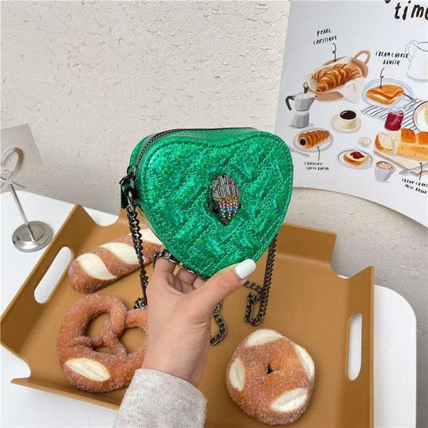 Mini KG Heart Crossbody Bag
