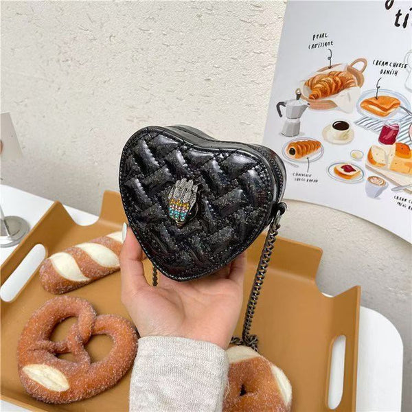 Mini KG Heart Crossbody Bag