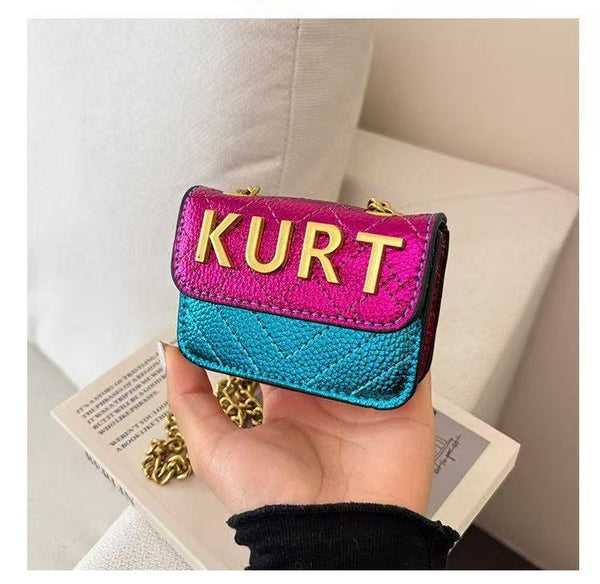 Mini KG Color Block Crossbody Bag