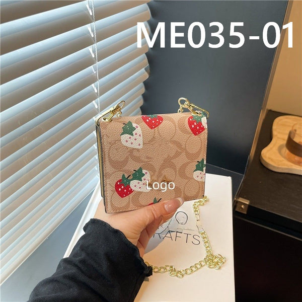 CH Printed Wallet With Straps