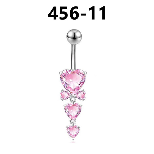 Pink Set Navel Piercing