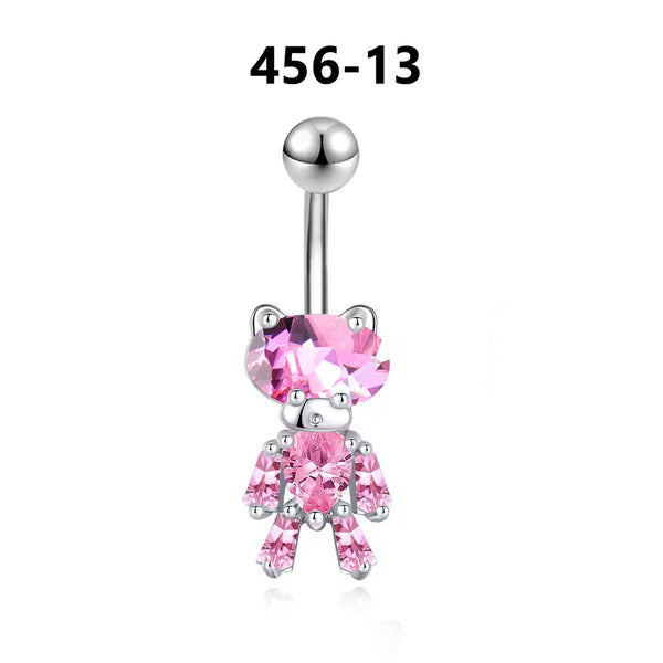 Pink Set Navel Piercing