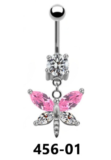 Pink Set Navel Piercing