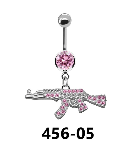 Pink Set Navel Piercing