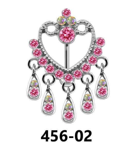 Pink Set Navel Piercing