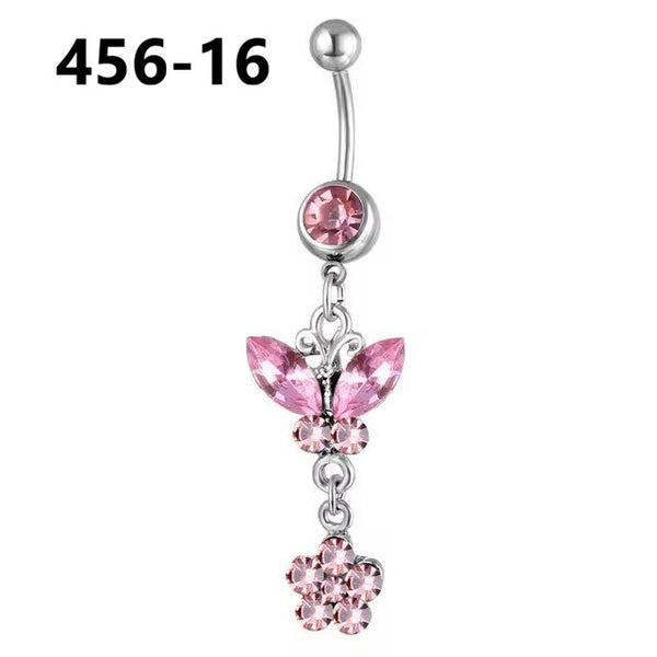 Pink Set Navel Piercing