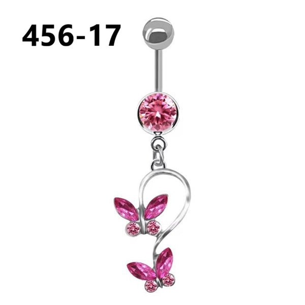 Pink Set Navel Piercing