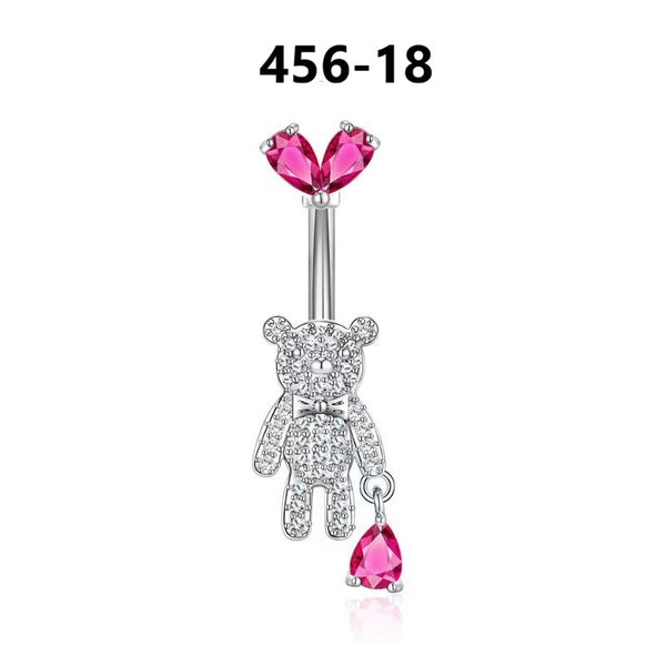 Pink Set Navel Piercing