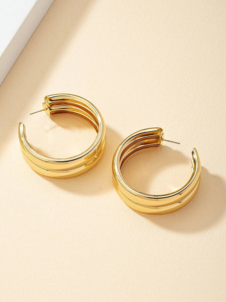 Minimalist Spiral Earrings