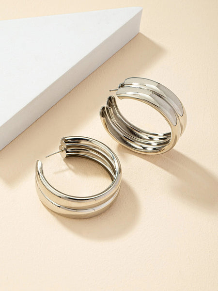 Minimalist Spiral Earrings