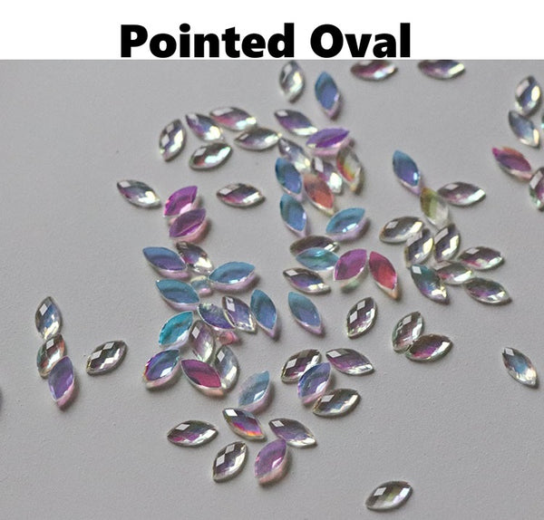 Nail Art Resin Flat Bottom Rhinestones