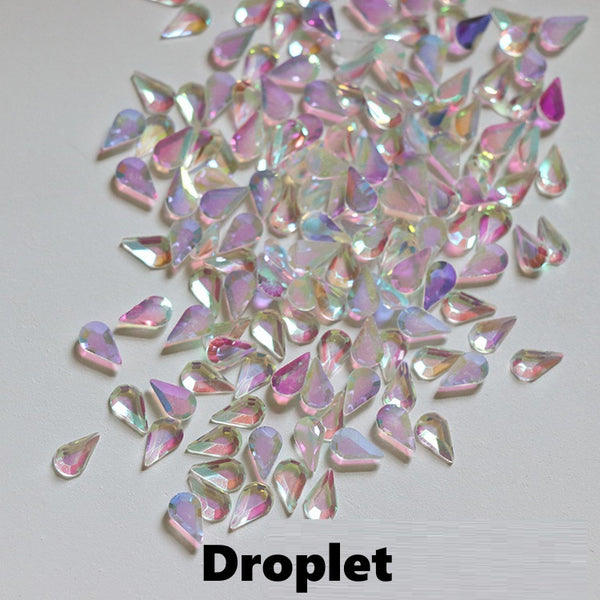 Nail Art Resin Flat Bottom Rhinestones