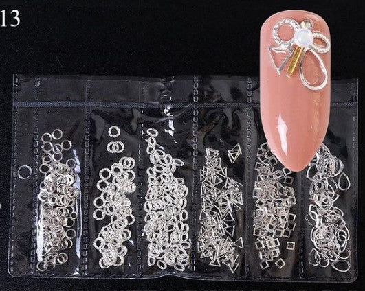 Hollow Metal Frame Nail Art Decorations