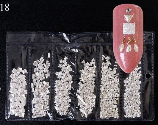 Hollow Metal Frame Nail Art Decorations