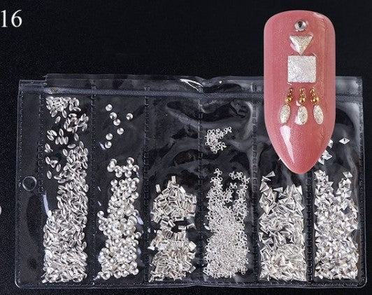 Hollow Metal Frame Nail Art Decorations