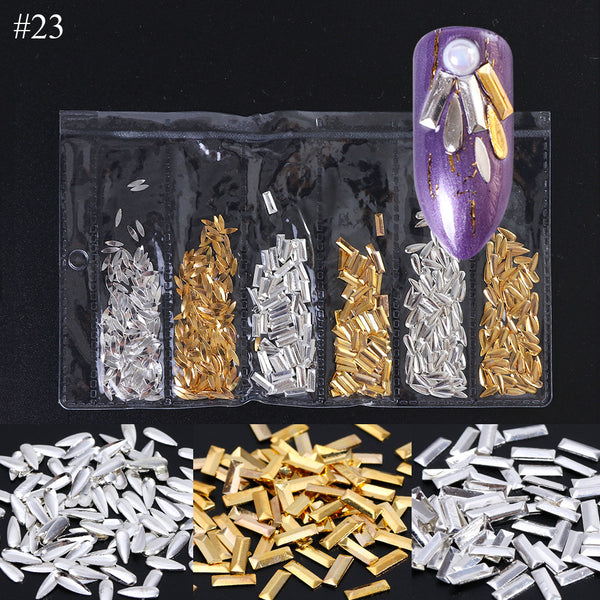 Hollow Metal Frame Nail Art Decorations