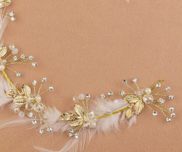 Bridal Gold Hair Vine