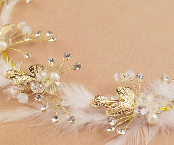 Bridal Gold Hair Vine