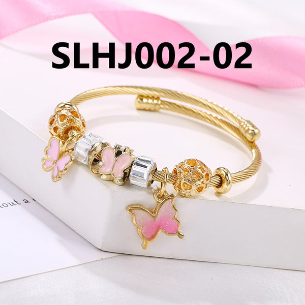 Stainless Steel Charm Bracelet