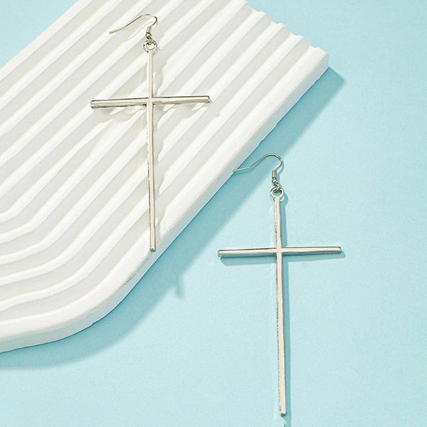 Big Cross Earrings