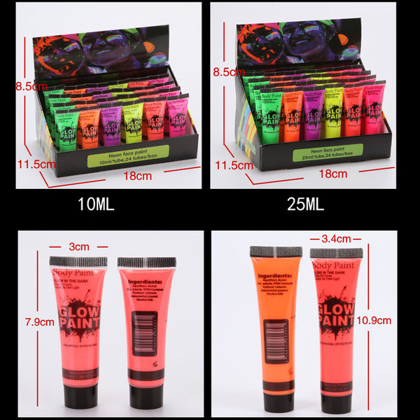 Glow In The Dark Face Paint 25ml