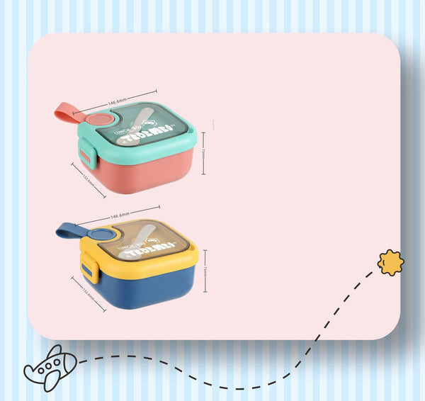 304 Stainless Steel 2 in 1 Lunch Container