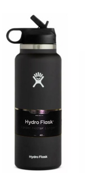 Double Wall Stainless Steel Insulated Water Bottle - 40oz