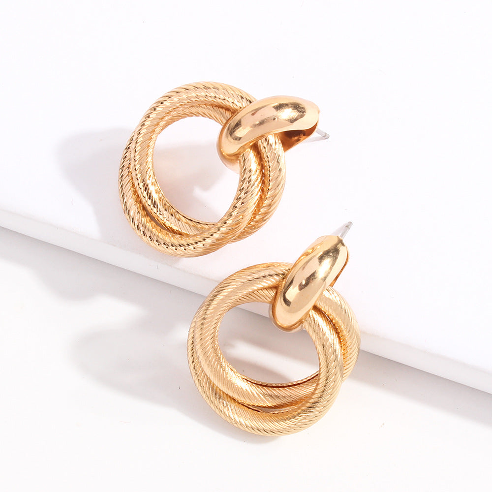Double Ring Earrings