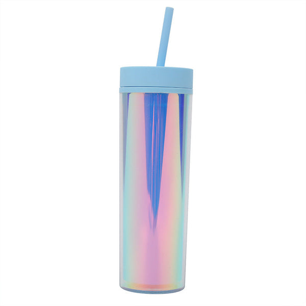 16OZ Holographic Cup with Straw