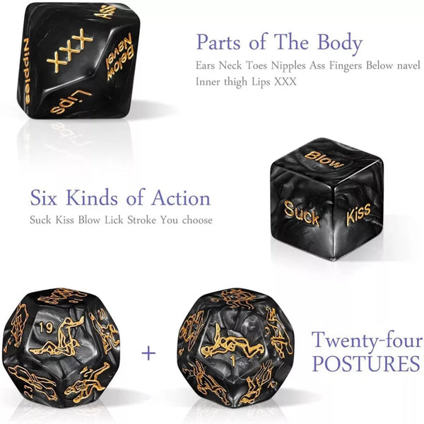 4pcs Role Playing Dice Game
