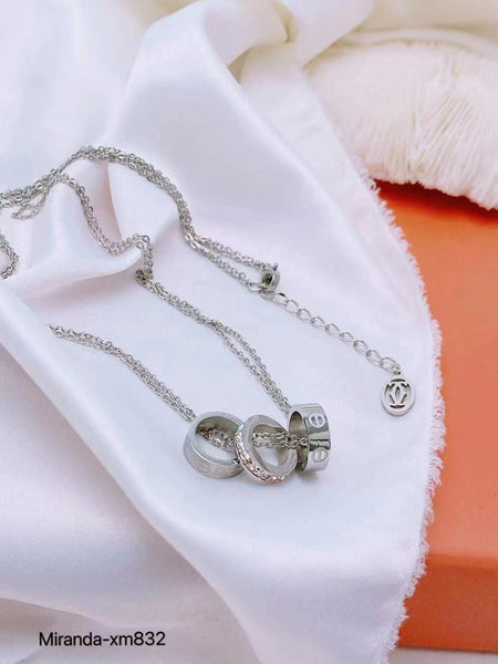 3 Rings Necklace