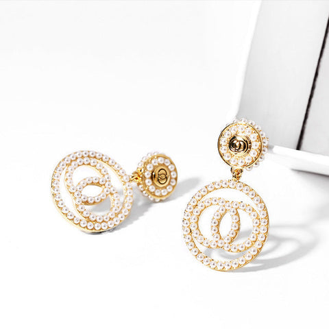 Double Circle Earrings