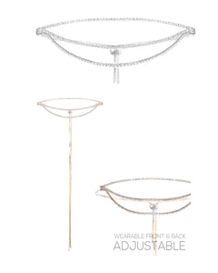 3 Layer Slider Backdrop Necklace