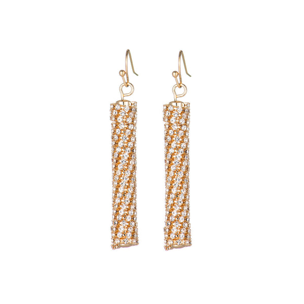 2mm Tube 40mm Length Earrings