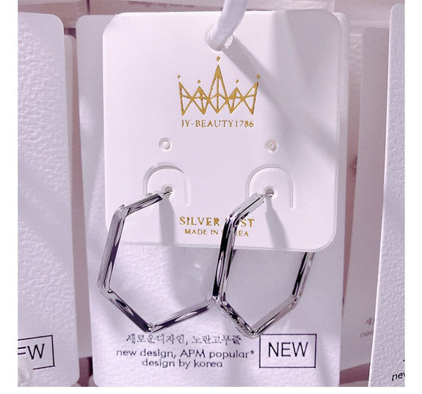 Geometric Hoop Earrings