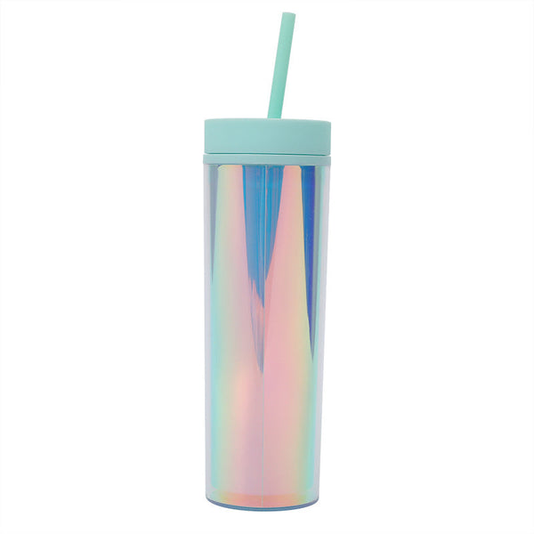 16OZ Holographic Cup with Straw