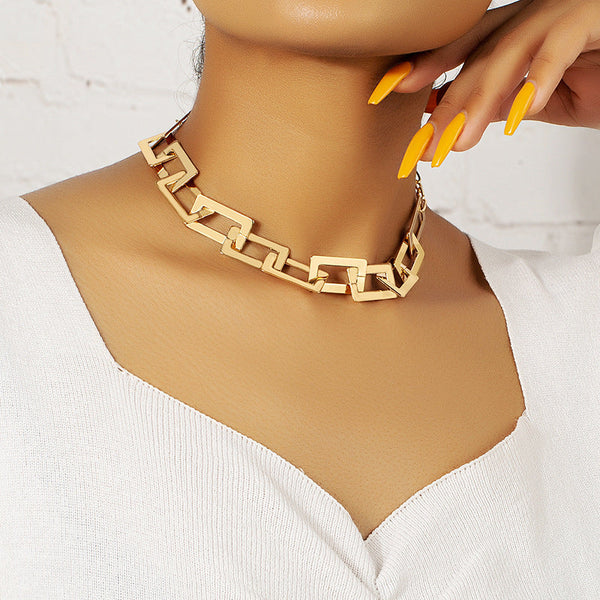Geometric Square necklace