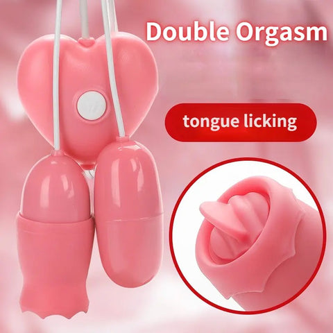 Tongue Licking Vibrator Sex Toy