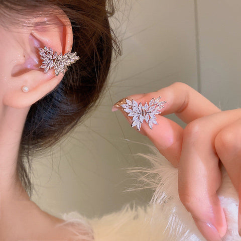 Diamond Butterfly Ear Bone Clip