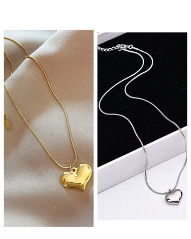 3D Heart Necklace