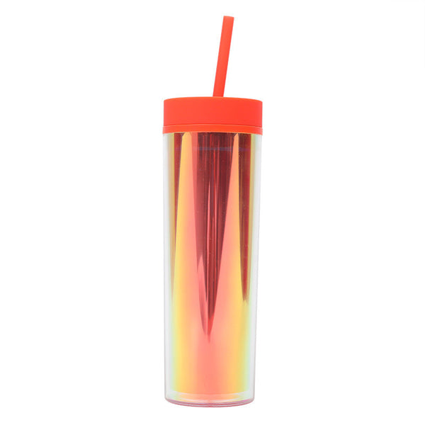 16OZ Holographic Cup with Straw