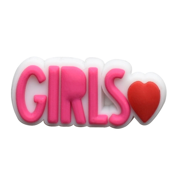 Pink Girl Crocs Charm