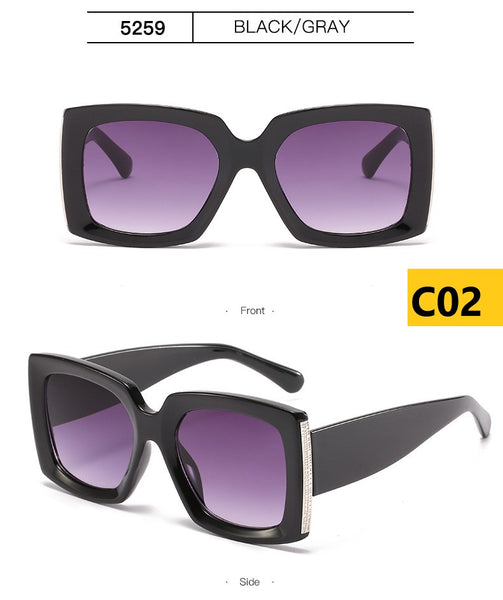 Square Oversized Retro Sunglasses
