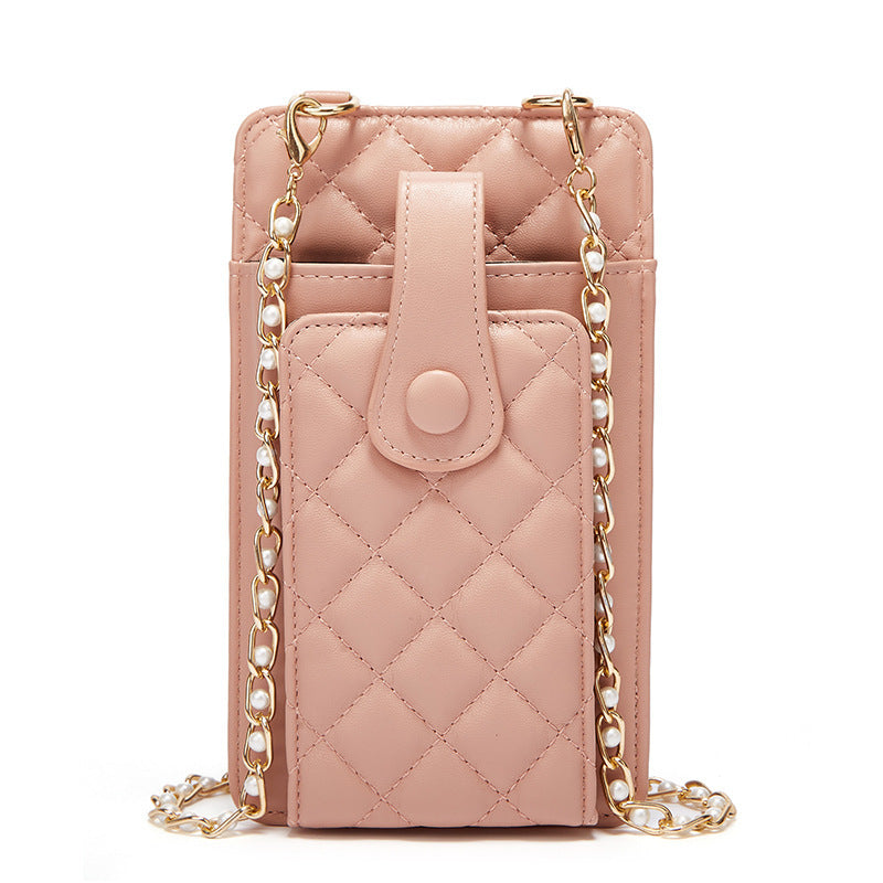 Quilted Crossbody Cell Phone Purse