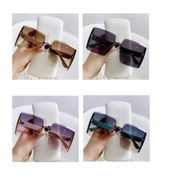 New Square Frame Sunglasses