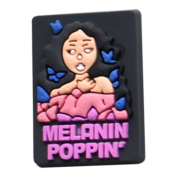 Melanin Queen Crocs Charm-03