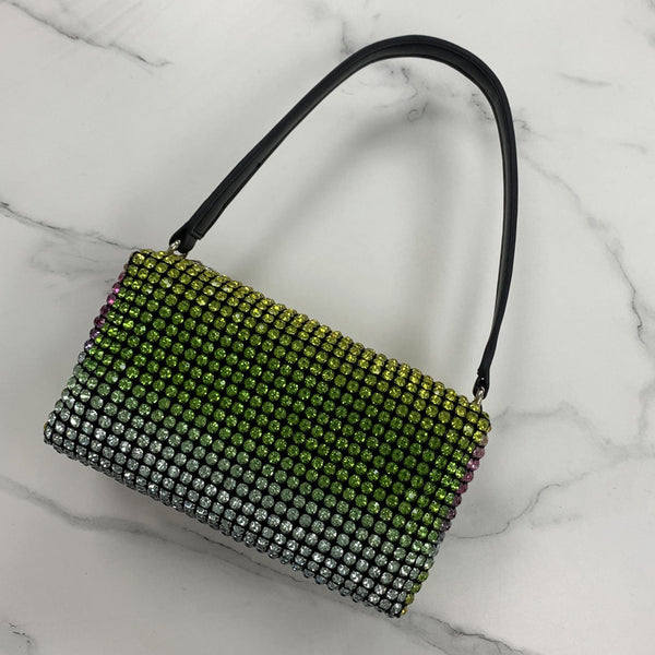 Rainbow Large Diamond Shoulder Bag