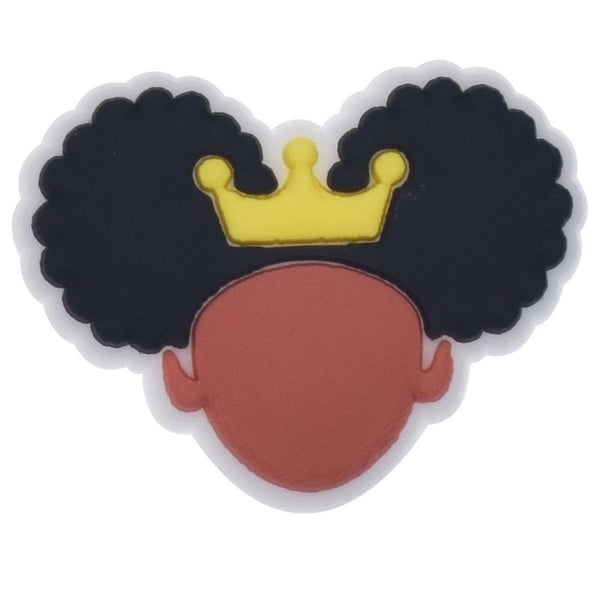 Melanin Queen Crocs Charm-03