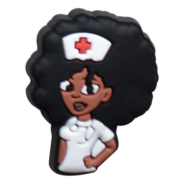 Melanin Queen Crocs Charm-03