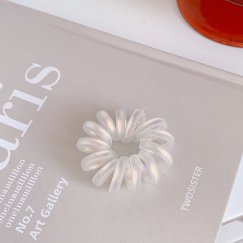 Matte Phone Cord Hair Ties
